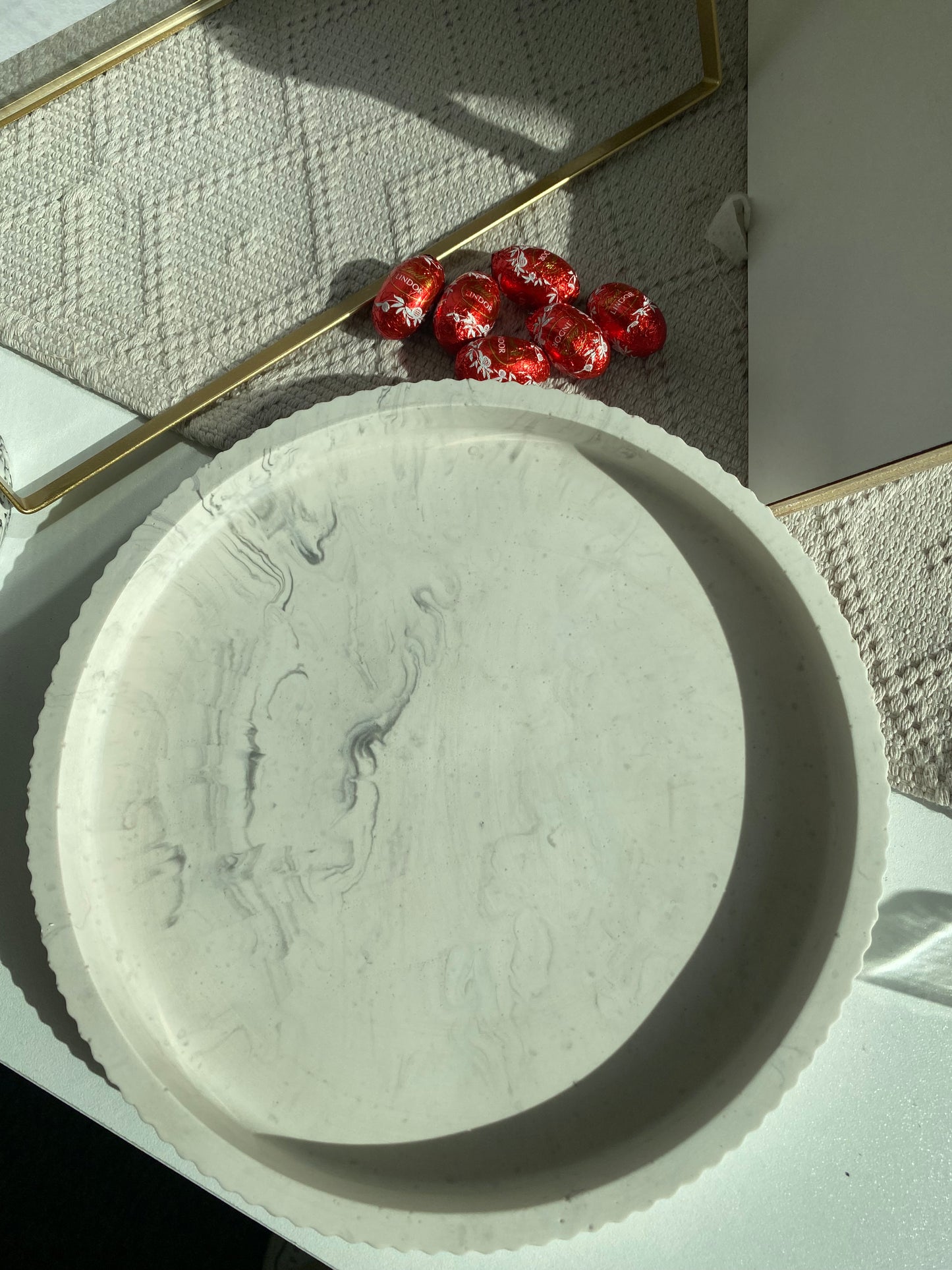 Large Ribbed Tray