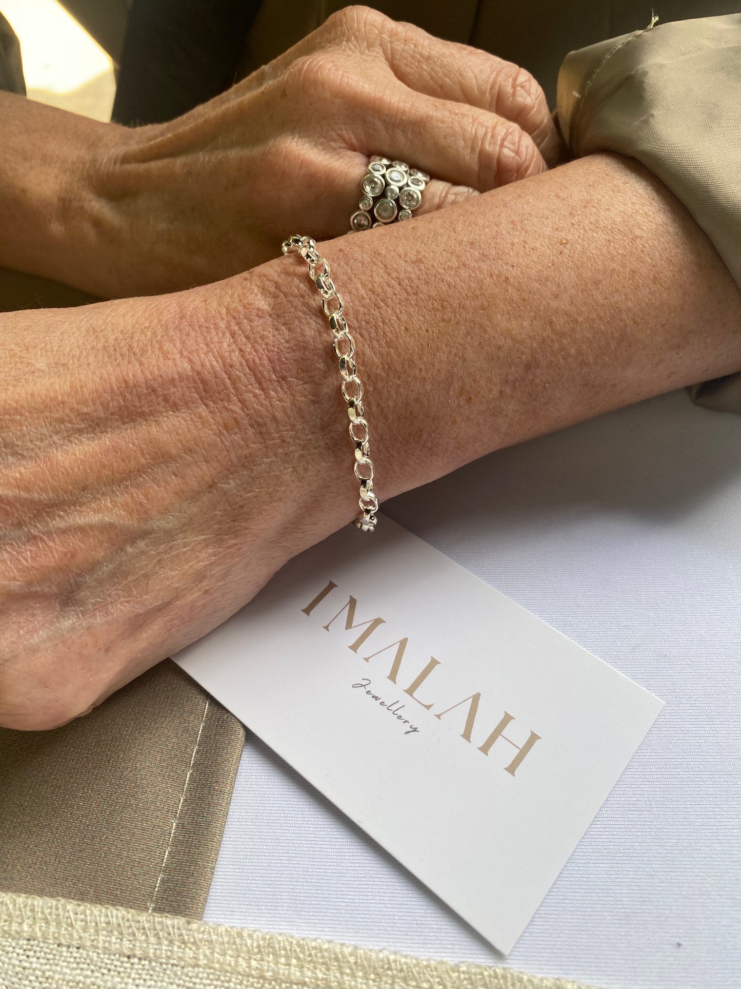 Permanent Jewellery, Welded Bracelets, Close Up