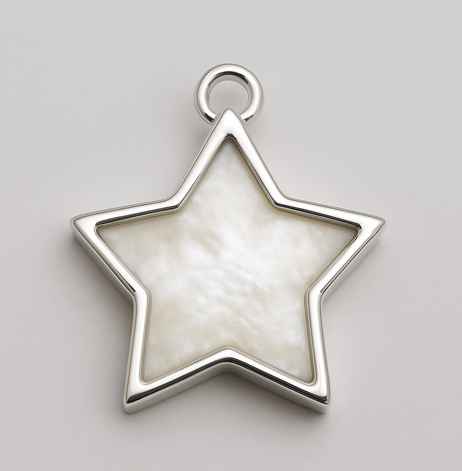 © Breastmilk 12mm STAR-CHARM for Permanent Jewellery