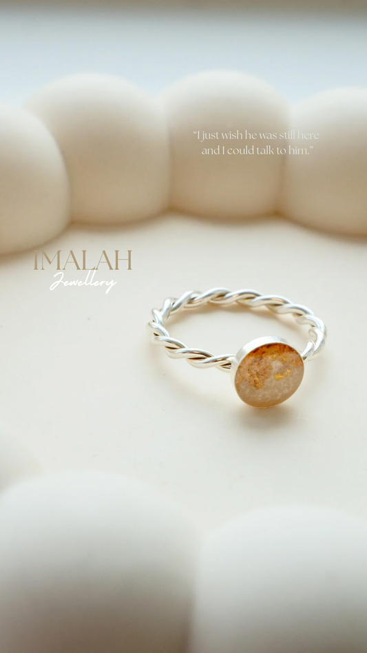 Breastmilk Ring | Ashes Ring Silver | Gift Ideas | Custom Design