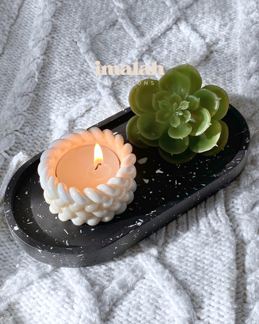 Black Terrazzo Oval tray, Fathersday Gift, Bathroom Tray, Vanity table Tray