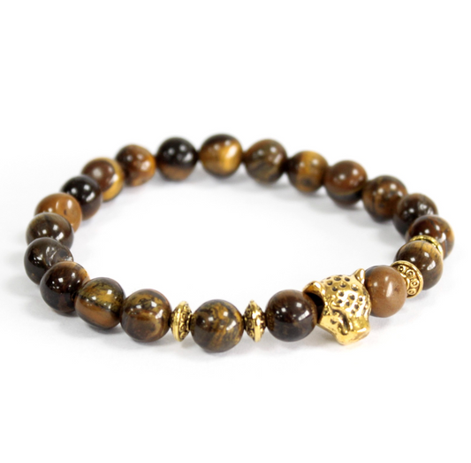 Tiger Eye Stone Gold Tiger Bracelet