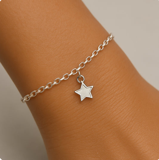 © Breastmilk 12mm STAR-CHARM for Permanent Jewellery