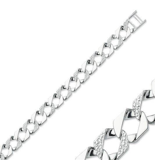 925 Sterling Silver Flat Curb Chain