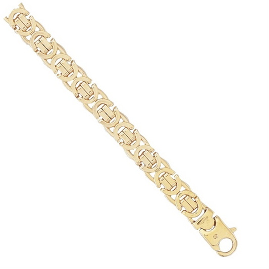 9ct Solid Gold Byzantine Necklace